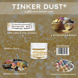 Tinker Dust - Champagne Gold (5G 1X Jar) | Edible Glitter for Cakes, Cupcakes, Cake Pops, Drinks