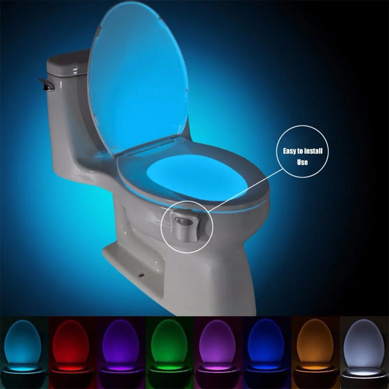 Automated Toilet Glow Light