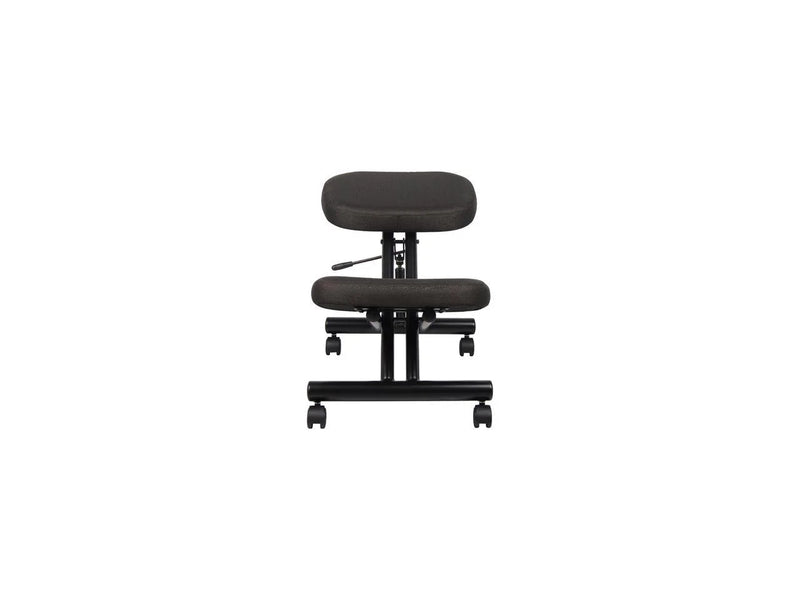 Black Fabric Ergonomic Kneeling Stool