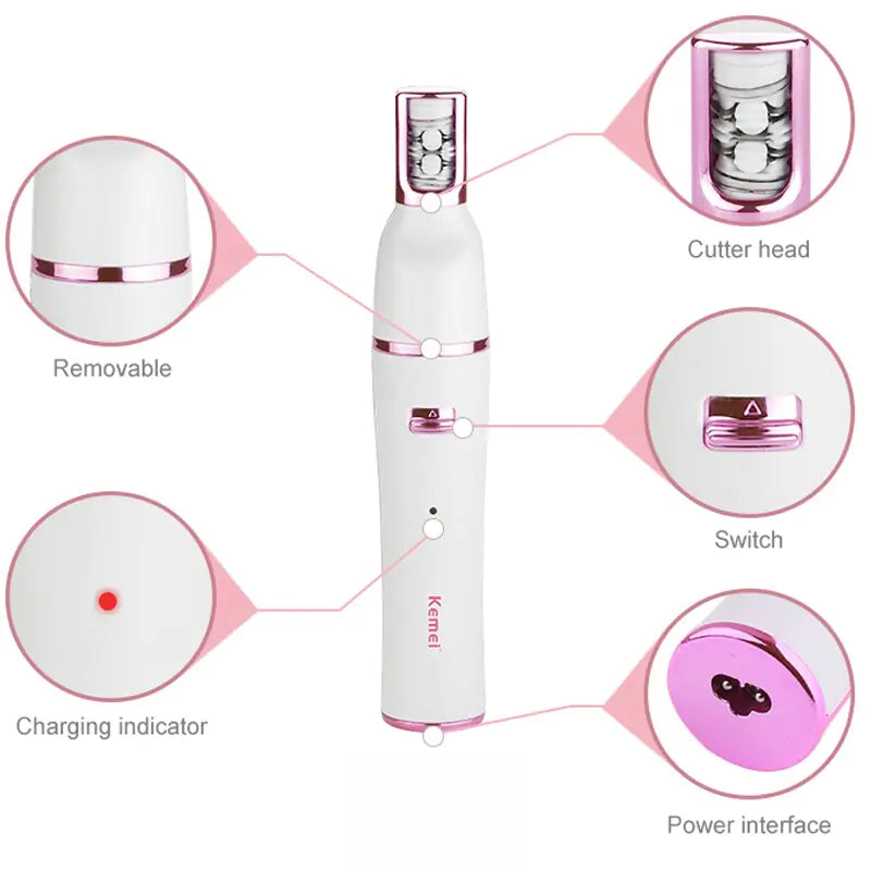 iBelieve 7in1 Women Epilator Electric Facial Hair Remover