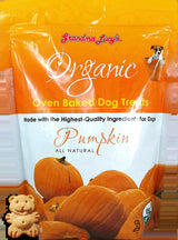 Organic Pumpkin Oven Baked Dog Treats, 14-Oz Bag