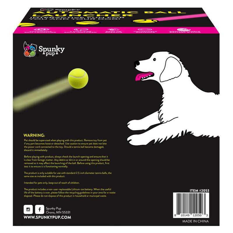 Spunky Pup Automatic Tennis Ball Launcher