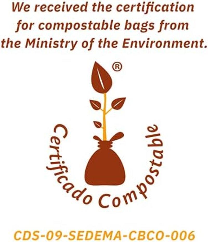 | Happydoggy Certified Compostable Brown Bag for Pet Feces 120 Pack