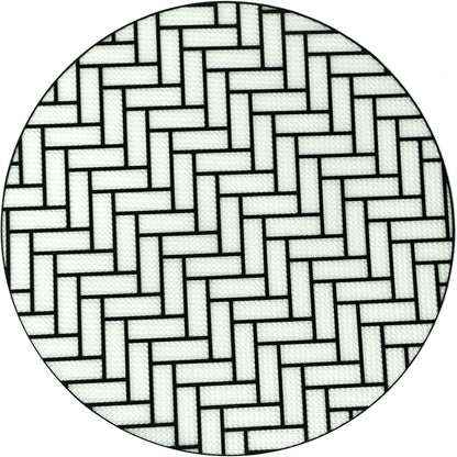 Induction Cooktop Protection Mat - Nonslip Silicone Fiberglass for Magnetic Induction Cooktop Guard from Pollution Scratches Damages (Circle)