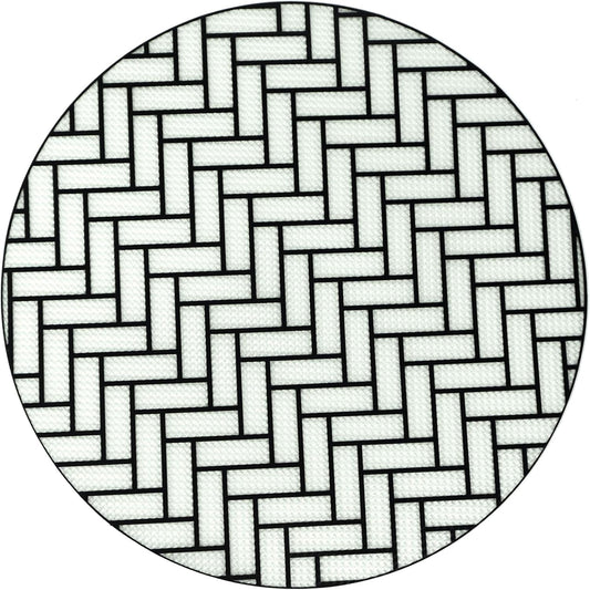 Induction Cooktop Protection Mat - Nonslip Silicone Fiberglass for Magnetic Induction Cooktop Guard from Pollution Scratches Damages (Circle)