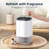 Air Purifiers for Home, HEPA Air Cleaner for Smoke Pollen Pet Dander Hair Portable Air Purifiers for Bedroom Office Living Room