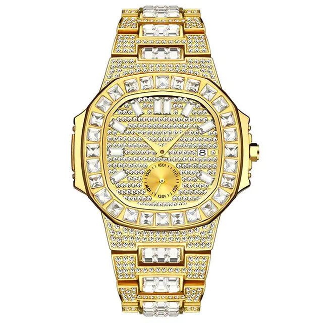 Luxury Rhinestone Calendar Watch