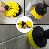 Electric Drill Brush Kit Plastic Round Cleaning