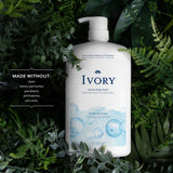 Ivory Gentle Body Wash, Designed for the Whole Family, Free of Dyes Heavy Perfumes Parabens Phthalates & Silicones, Original Scent, 35 oz 35 Fl Oz (Pack of 1)