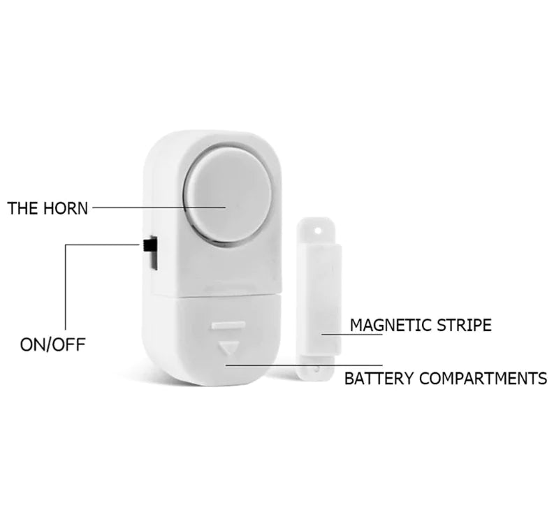 WIRELESS Home Window Door Burglar Security ALARM System Magnetic Sensor