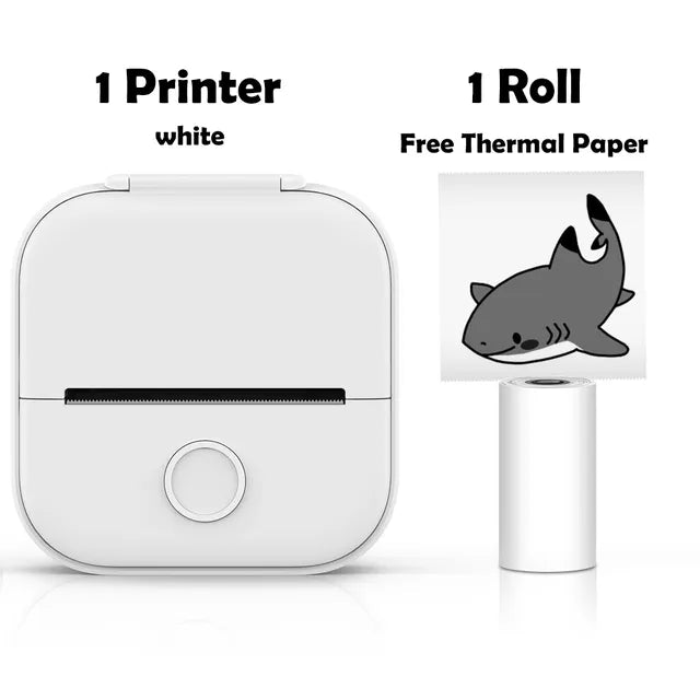 Portable Mini Wireless Thermal Pocket Printer: Print On-the-Go