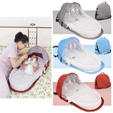 F-B Portable Baby Bed with Sunshade & Mosquito Net