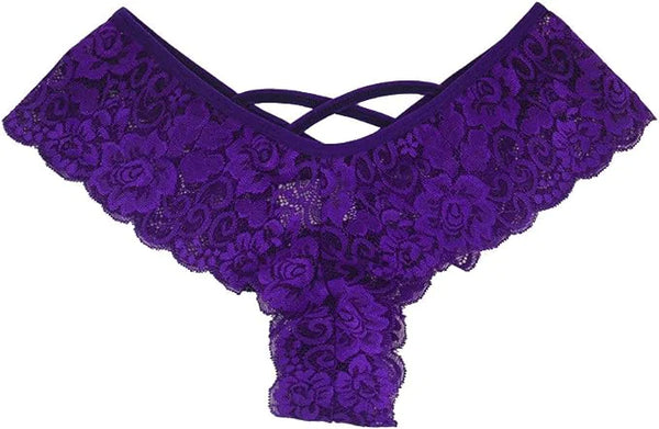 4-Pack Lace Women's Plus Size Thongs