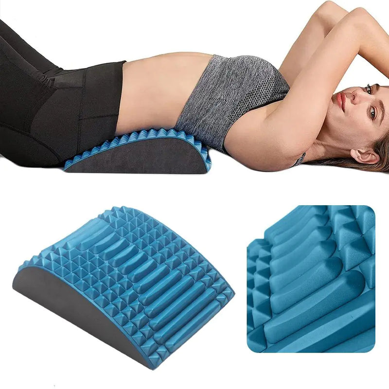 Back Stretcher Pillow Neck & Lumbar Massager: Relief Anytime, Anywhere