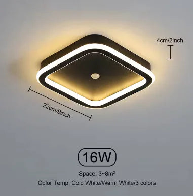 Motion Sensor LED Ceiling Light