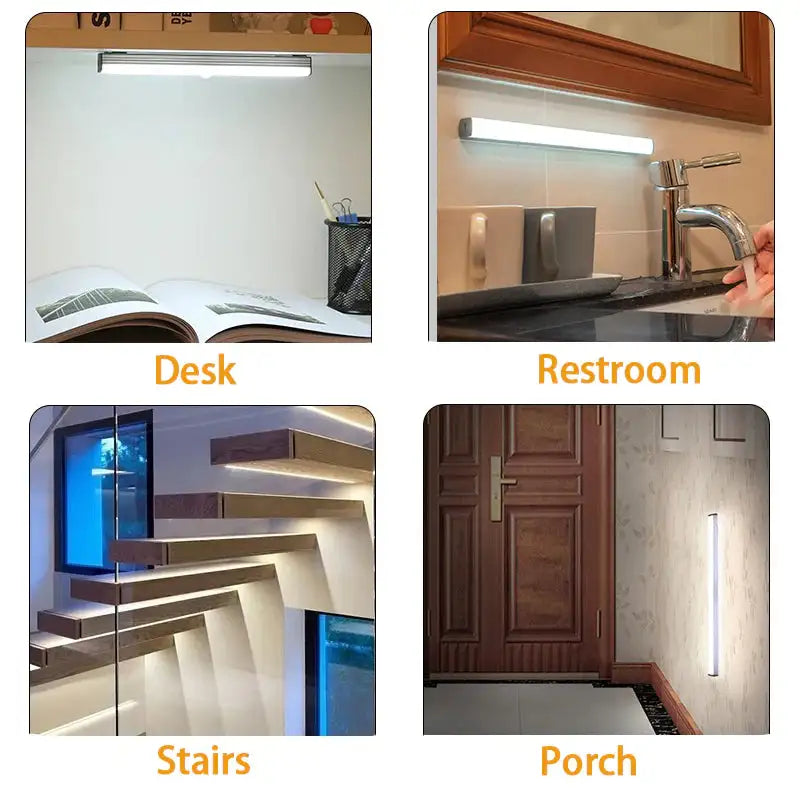 Motion Detecting Wireless LED Lamps